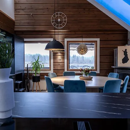 Captains Riverside - Jacuzzi - Bbq Hut - Huvilat Rovaniemi