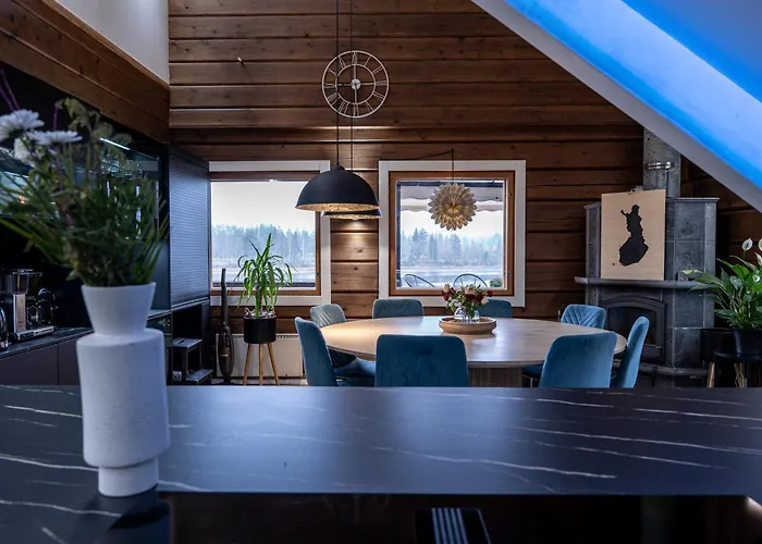 Captains Riverside - Jacuzzi - Bbq Hut - Huvilat Rovaniemi